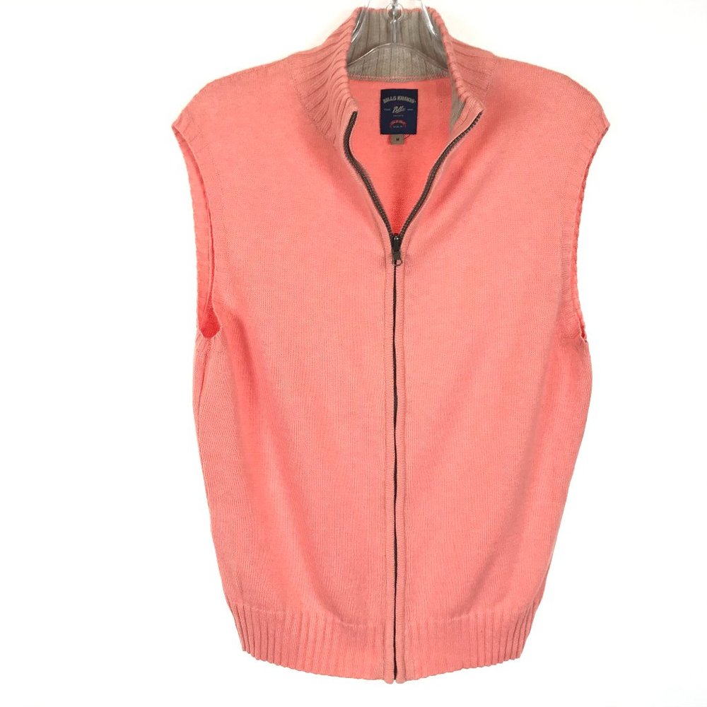 NWOT Bills Khakis Full Zip Soft Golf Sweater Vest